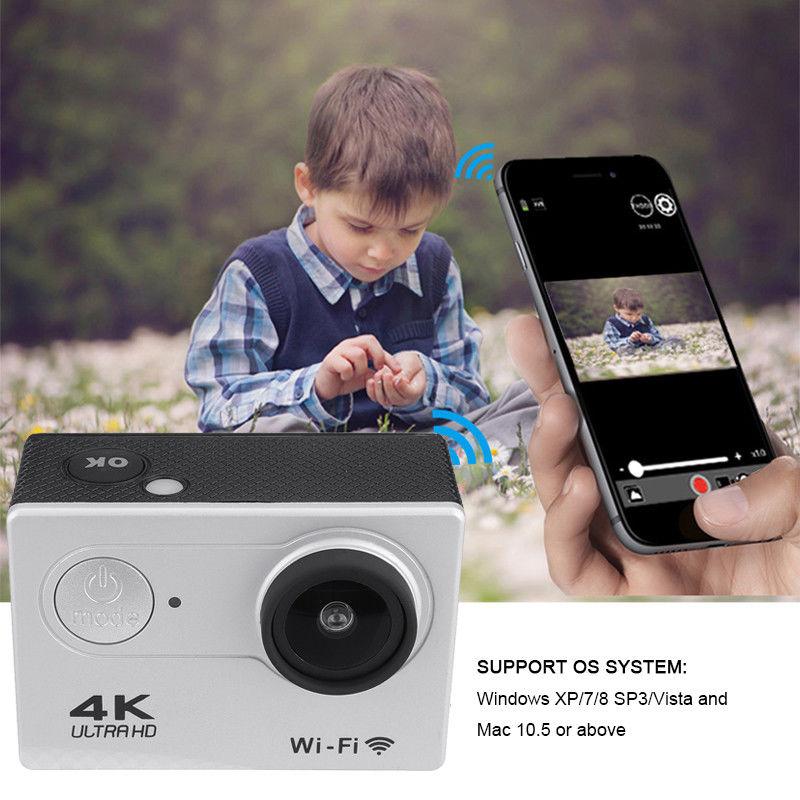 Camera Hành Động SJ4000 Ultra HD 4K / 30fps WiFi 2.0 "140D Cam Chống Nước Dưới Nước Mũ Bảo Hiểm Vedio Go Sport Pro