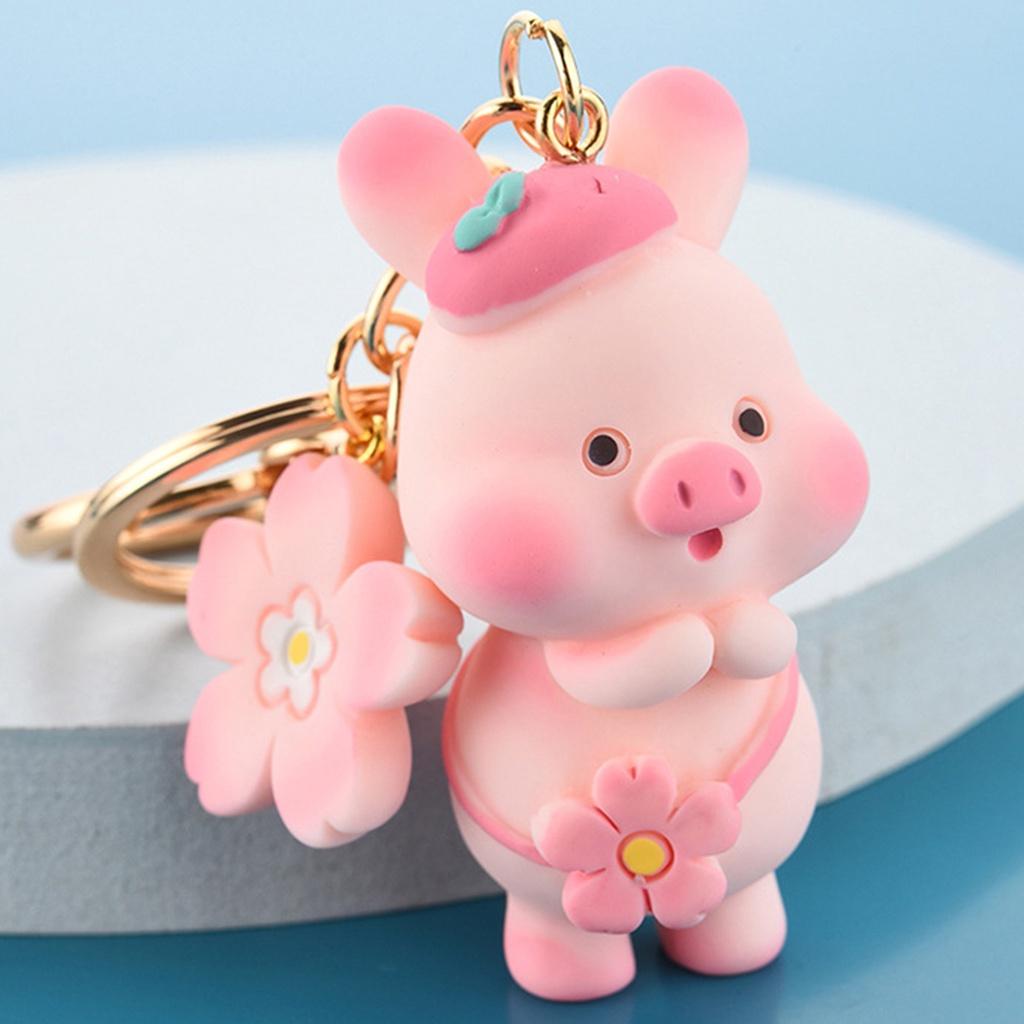 PVN46660 Móc khóa hình heo con xinh xắn dễ thương
