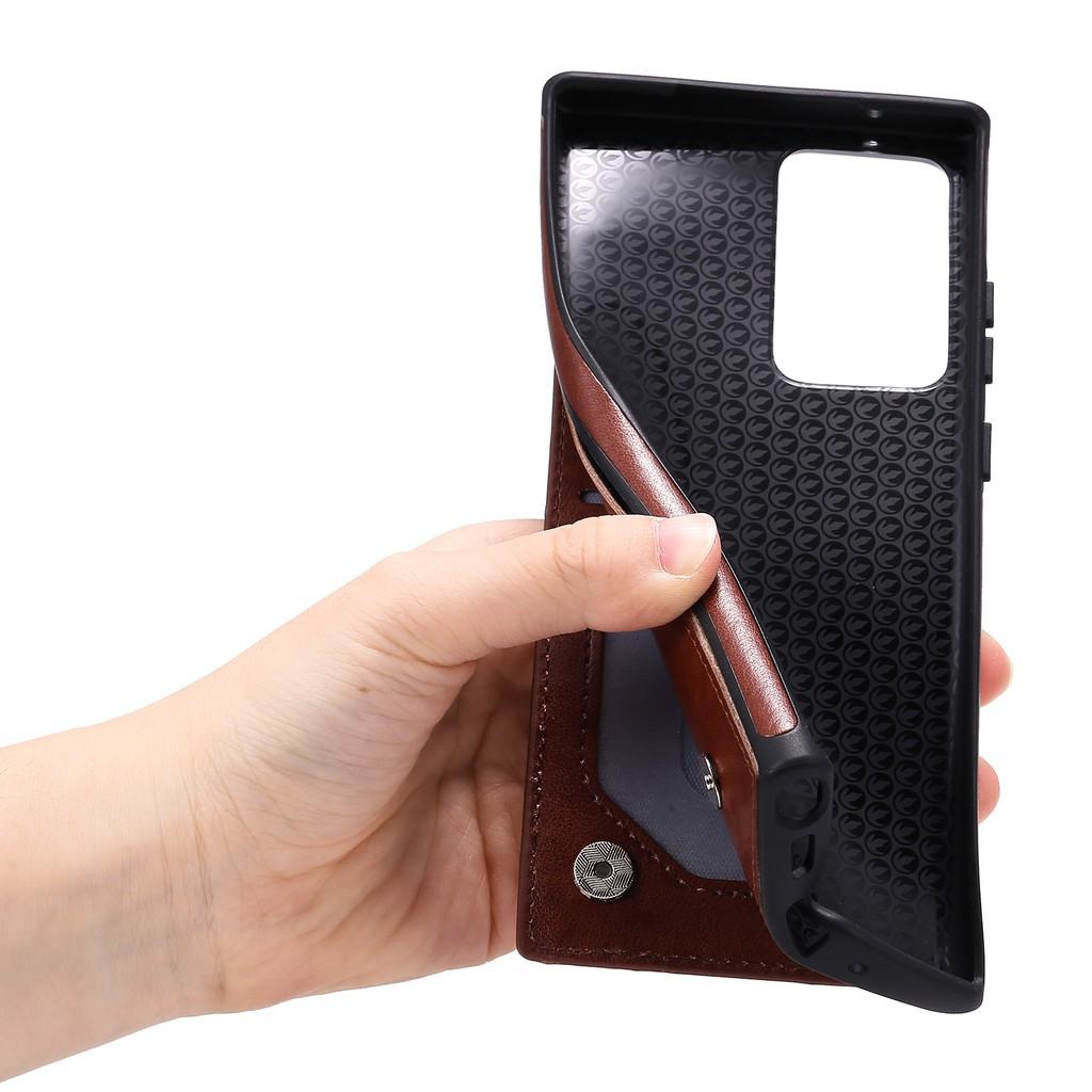 Bao Da Nắp Gập Có Ngăn Đựng Thẻ In Hình Bướm 3d Cho Samsung Galaxy Note20 Ultra S20 Ultra S20 + S20 Plus