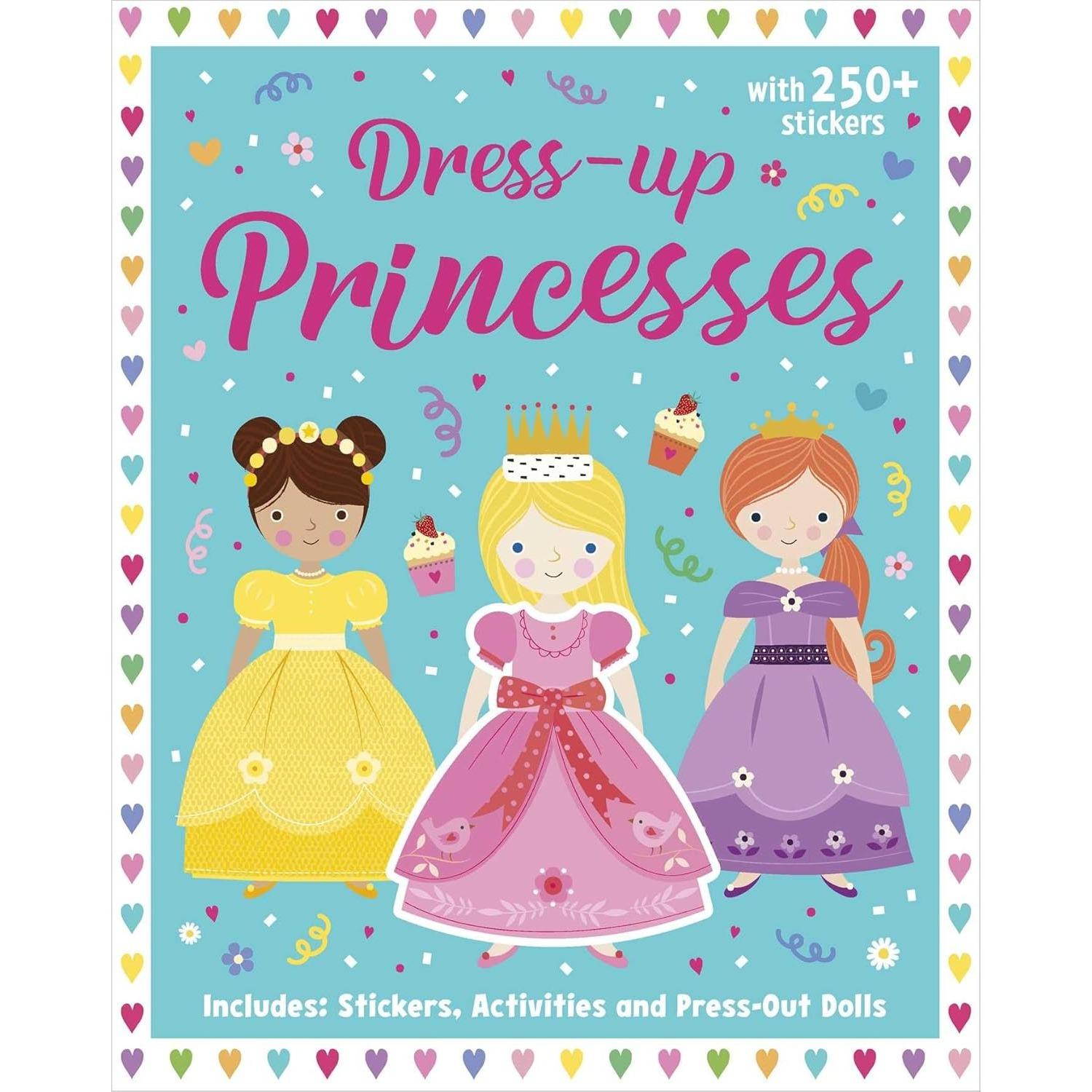 Sách Sticker Dress-Up Book - Princesses
