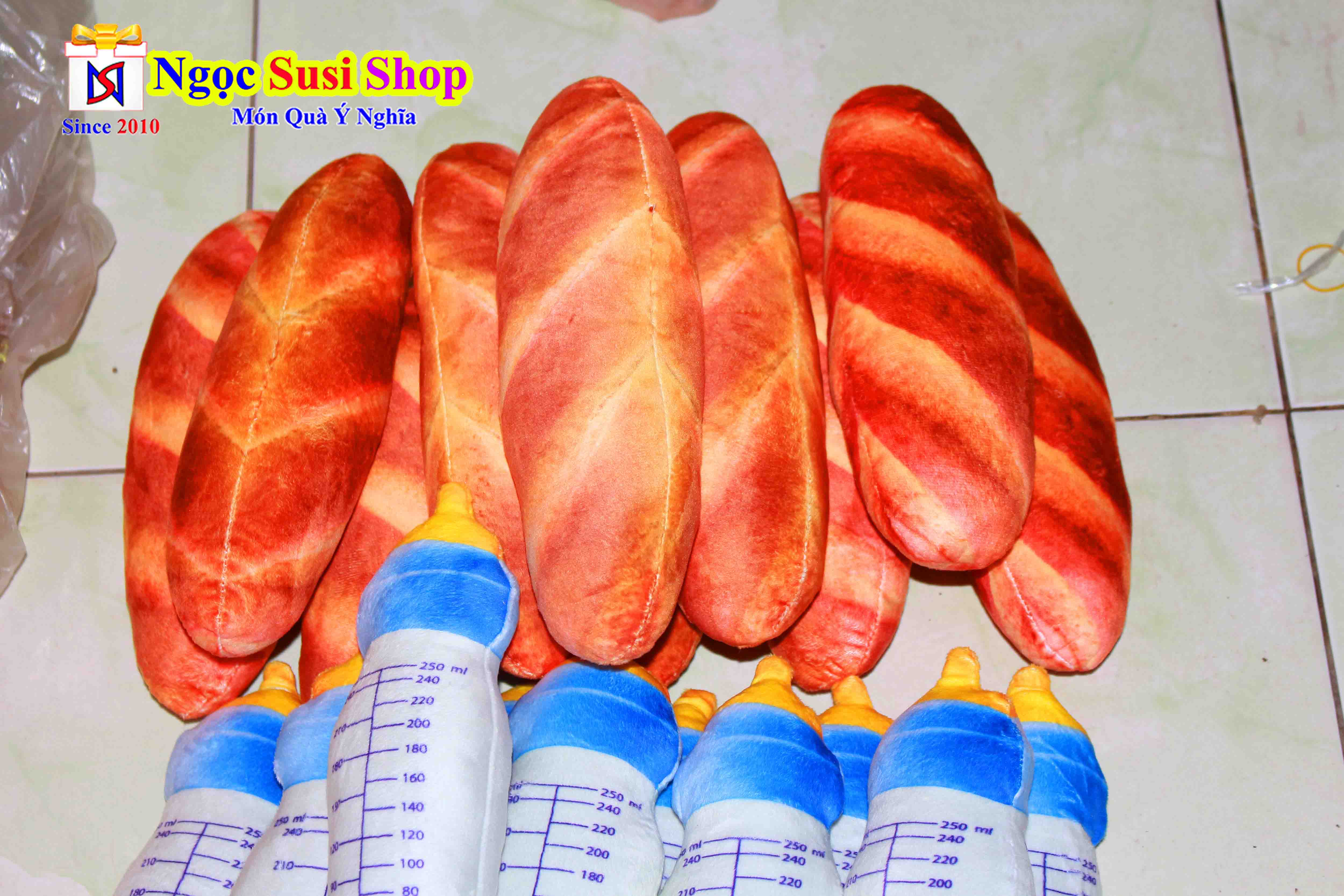 GỐI ÔM BÁNH MÌ 3D SIÊU DÀI SIÊU TO SIÊU MỊN - SIÊU ĐẸP