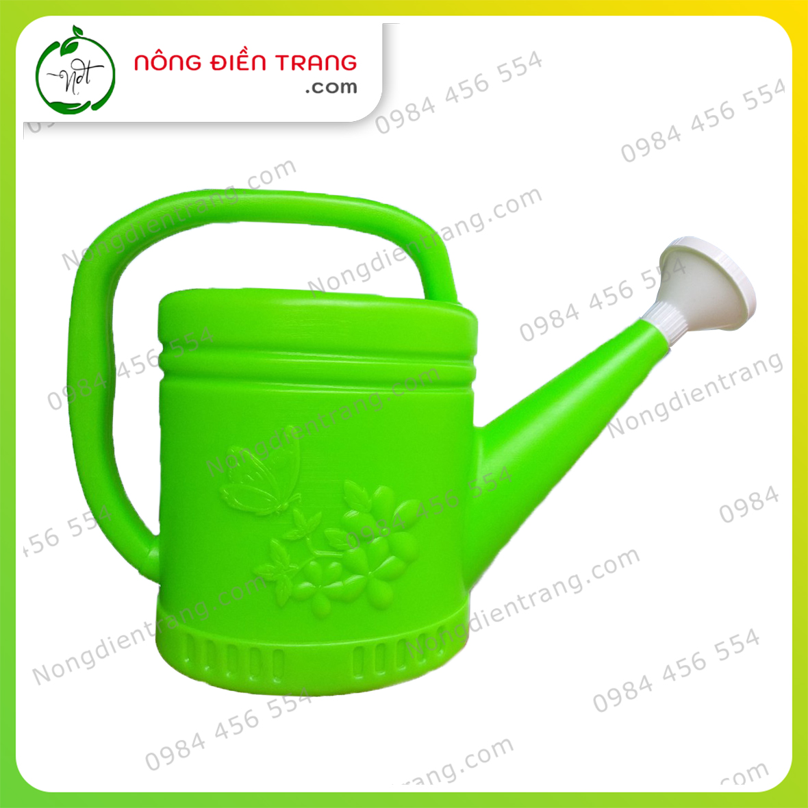 Bình Tưới Cây Vòi Sen (Ô Dòa) 3L và 5L -Tùy chọn 3 màu - Chất liệu nhựa cao cấp, gọn, nhé, tiện lợi, bền khi sử dụng - Dùng tưới rau, hoa kiểng VTNN Nông Điền Trang