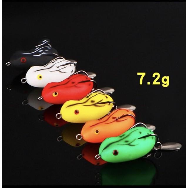 Mồi giả câu cá lóc, Nhái hơi lure Super Frog giá rẻ siêu nhậy AD-8