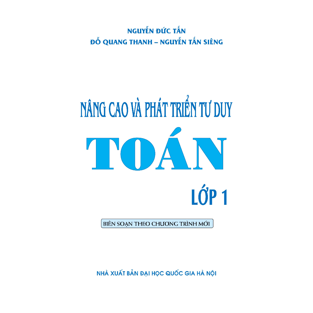Sách - nâng cao và phát triển tư duy toán lớp 1