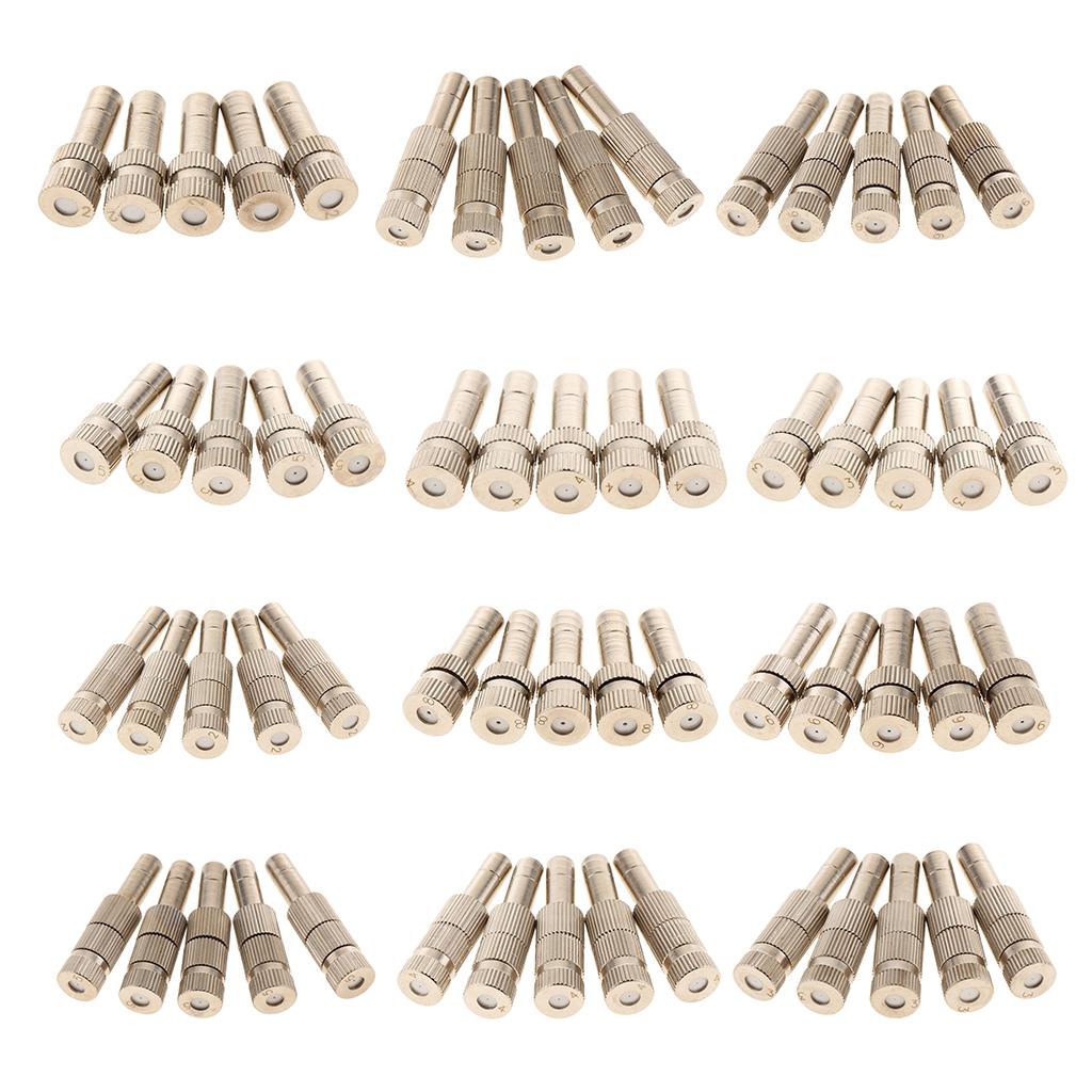 10 x 0.2mm Low Pressure  Nozzle 6mm Mist Nozzle Irrigation Tool