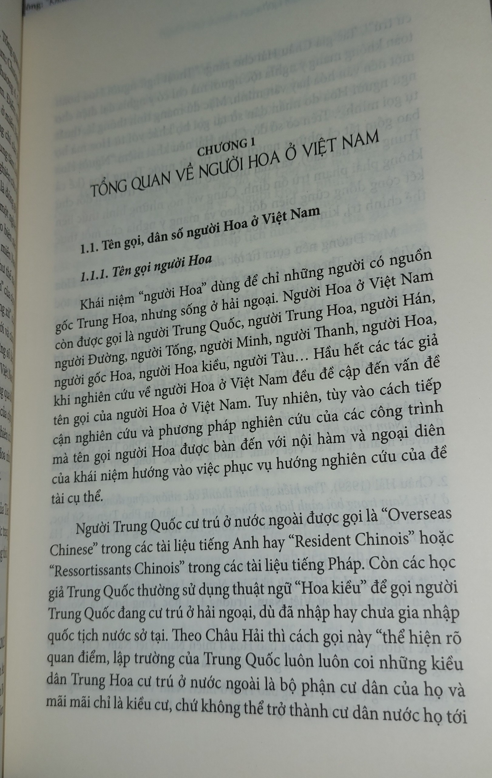 NGƯỜI HOA Ở MIỀN NAM VIỆT NAM (1954 - 1975) - The Chinese in South Vietnam- Trịnh Thị Mai Linh - NXB Khoa Học Xã Hội