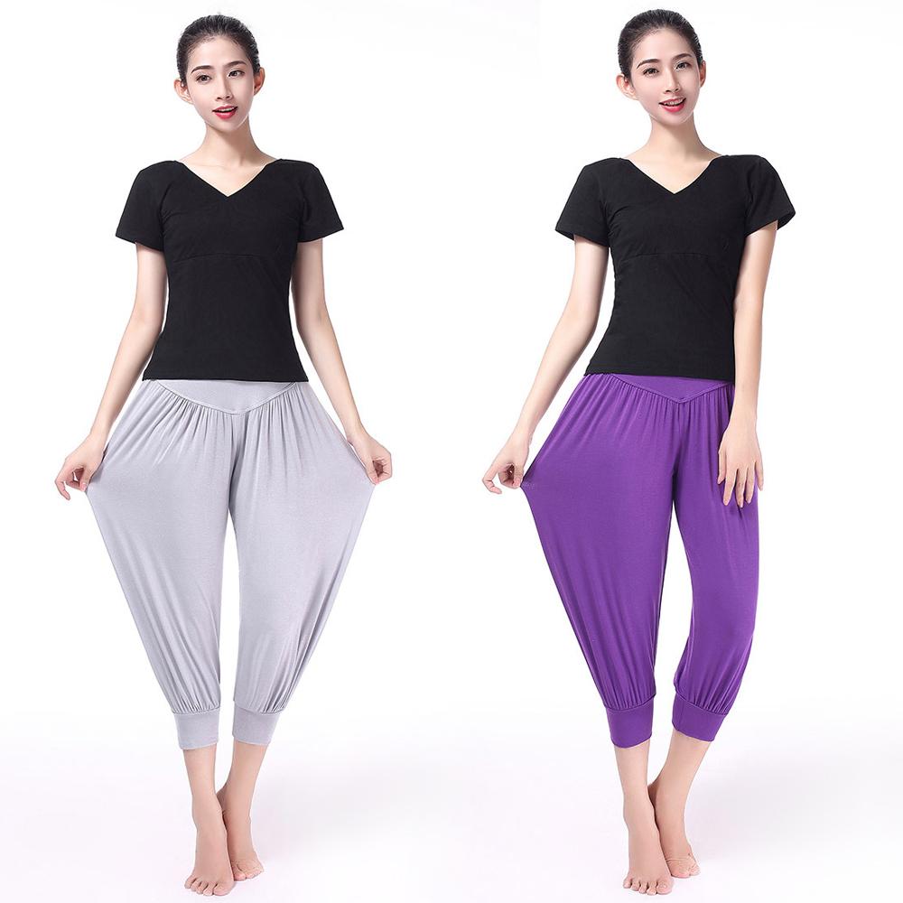 Phụ Nữ Mới Dáng Rộng Quần Tập Yoga Quần Tây Baggy Jumpsuit Hậu Cung Quần Cao Cấp Quần Thể Thao