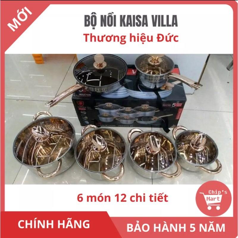 Bộ Nồi Đức 6 Món KAISA VILLA Chính Hãng Nhập Khẩu Đức