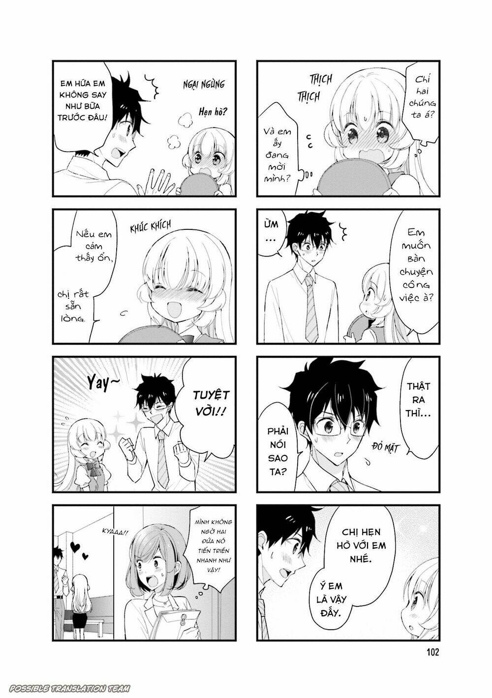 senpai nhỏ nhắn của tôi rất dễ thương chapter 28 10