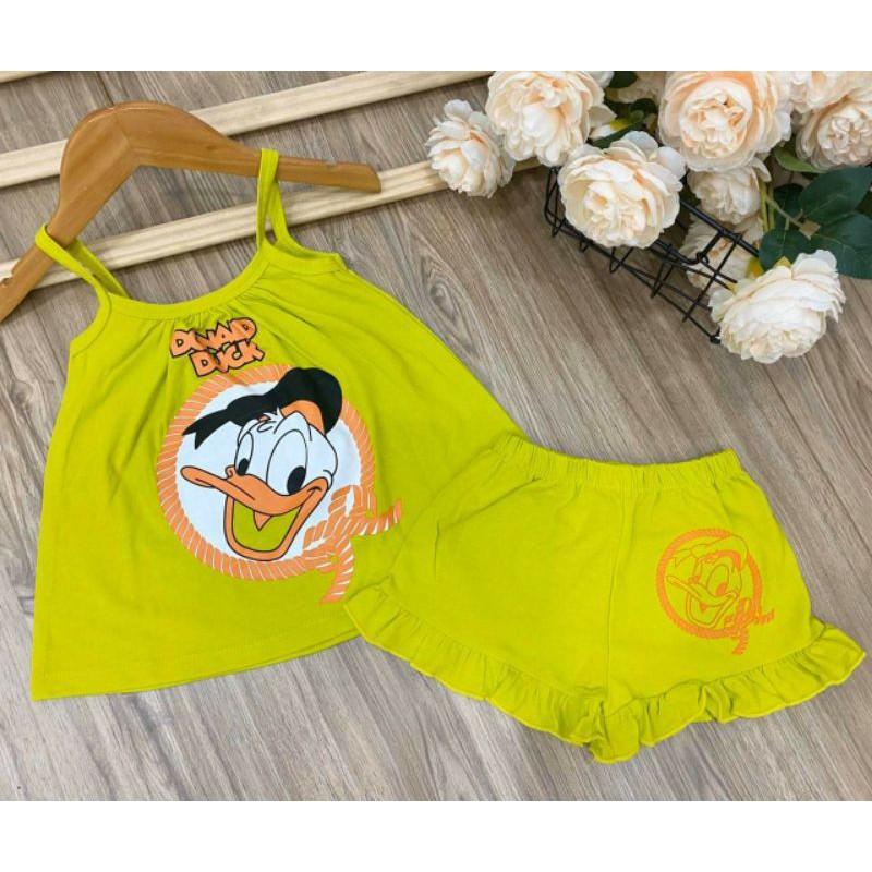 Bộ áo dây quần đùi bé gái siêu cưng- Đồ bộ trẻ em