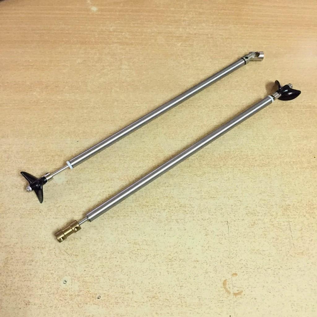 Trục chân vịt kèm trục chuyển động và chân vịt 2 lá 3x32mm