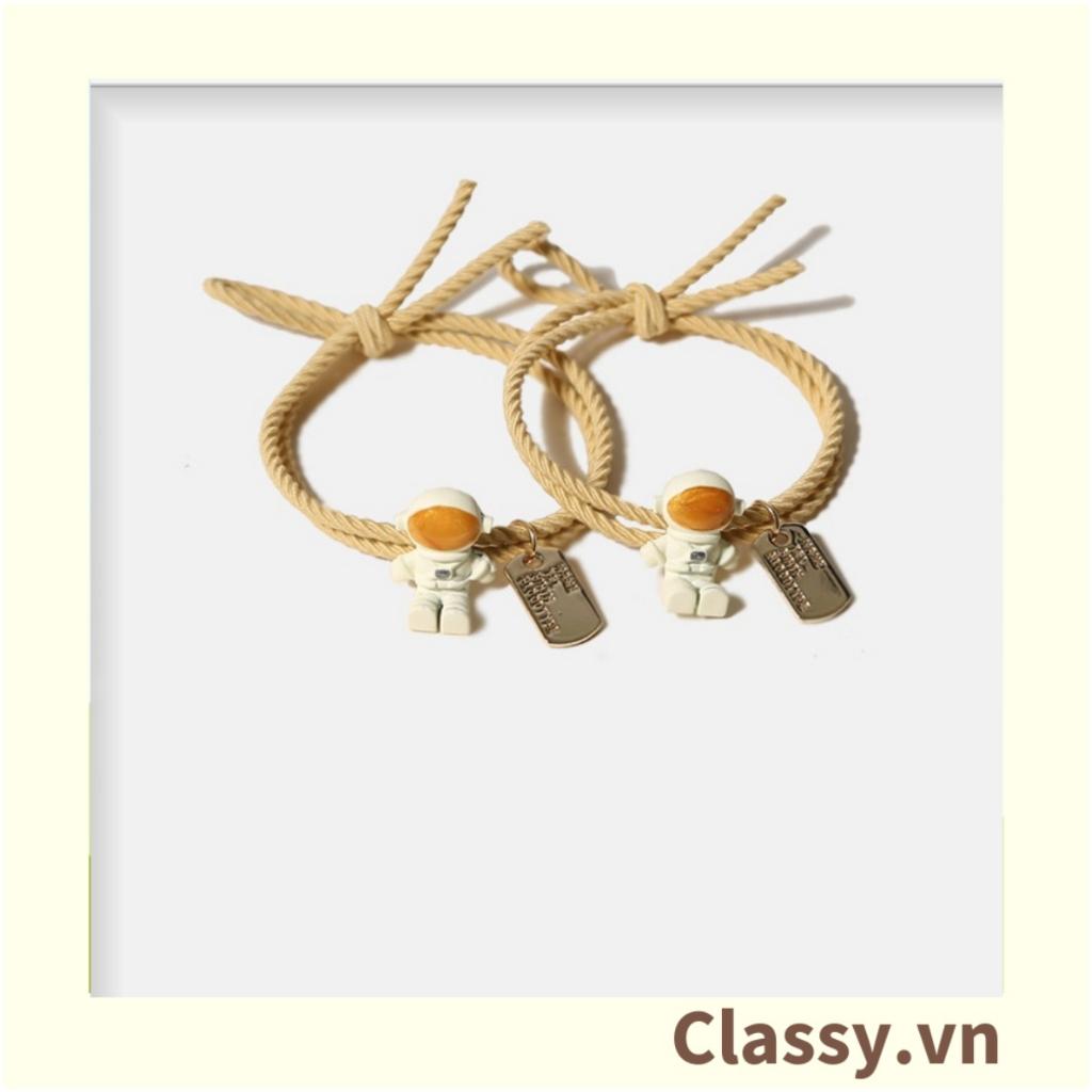 01 dây cột tóc Classy đính hình phi hành gia ngộ nghĩnh PK780- phong cách Hàn Quốc