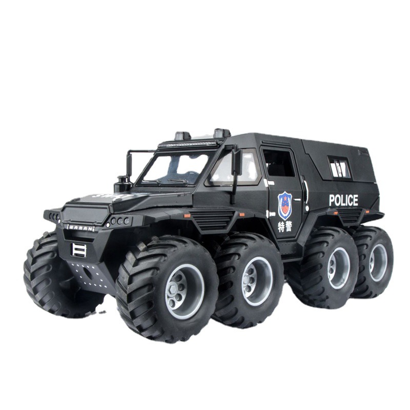 Xe Cảnh Sát SUV Bọc Thép SWAT Mô Hình Hợp Kim Tỉ Lệ 1:24