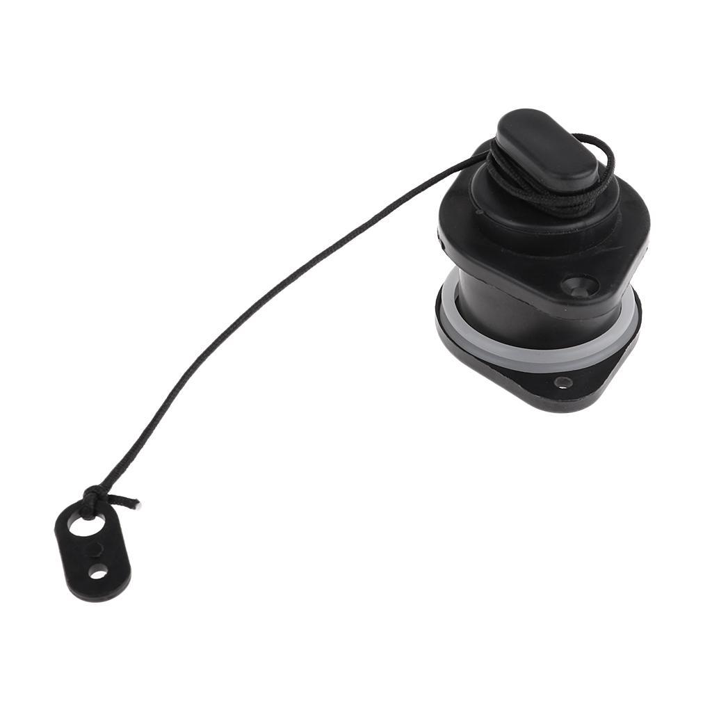 2-6pack Universal PVC Scupper Drain Valve Cap for Kayak Inflatable Boat 24mm