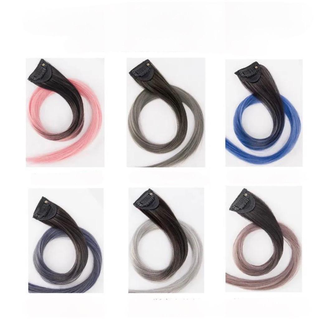 SỢI LIGHT TÓC GIẢ DÀY MÀU ĐEN OMBRE