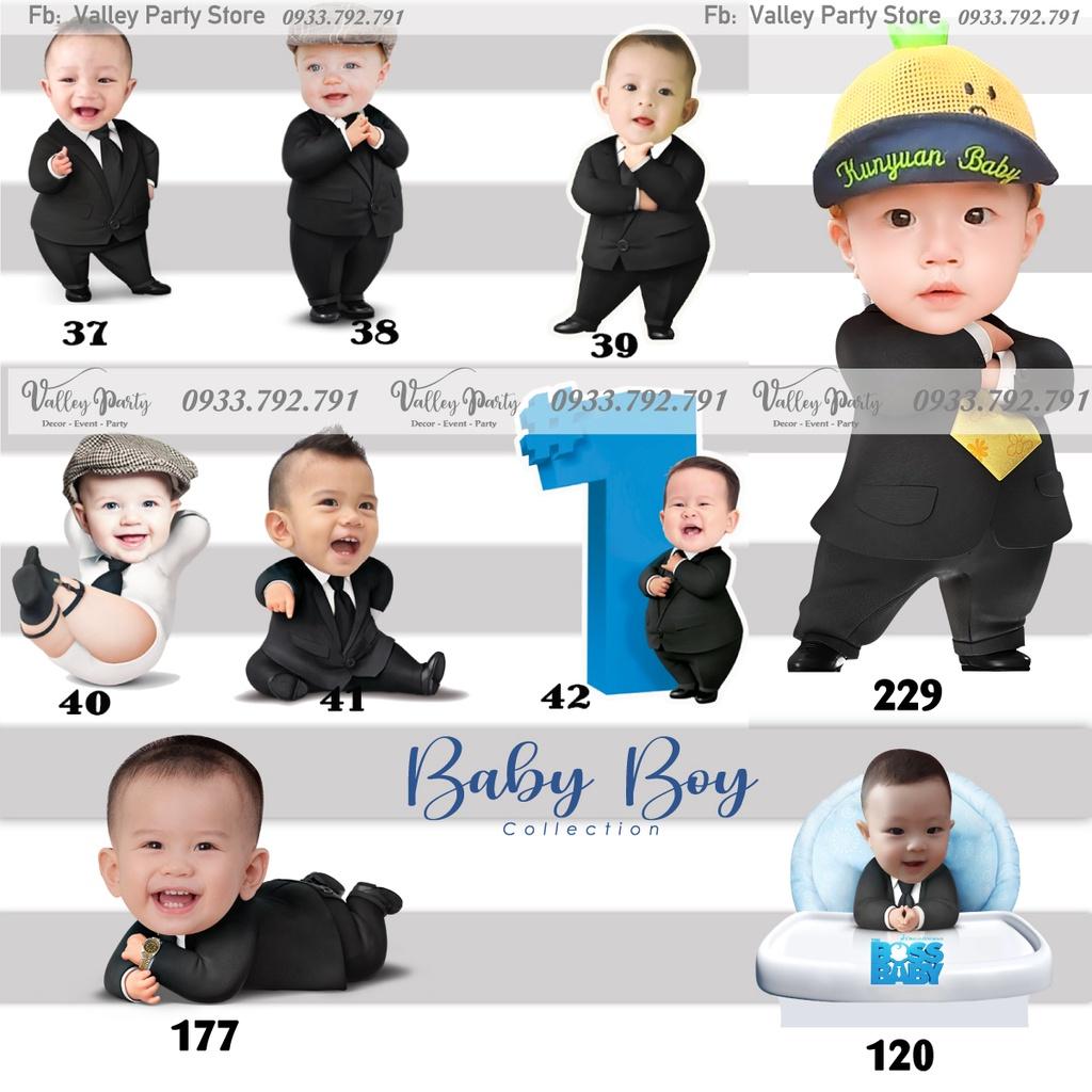Combo CBNTBD01 chibi sinh nhật bé trai #37 Combo CBNTBD01 chibi sinh nhật bé trai