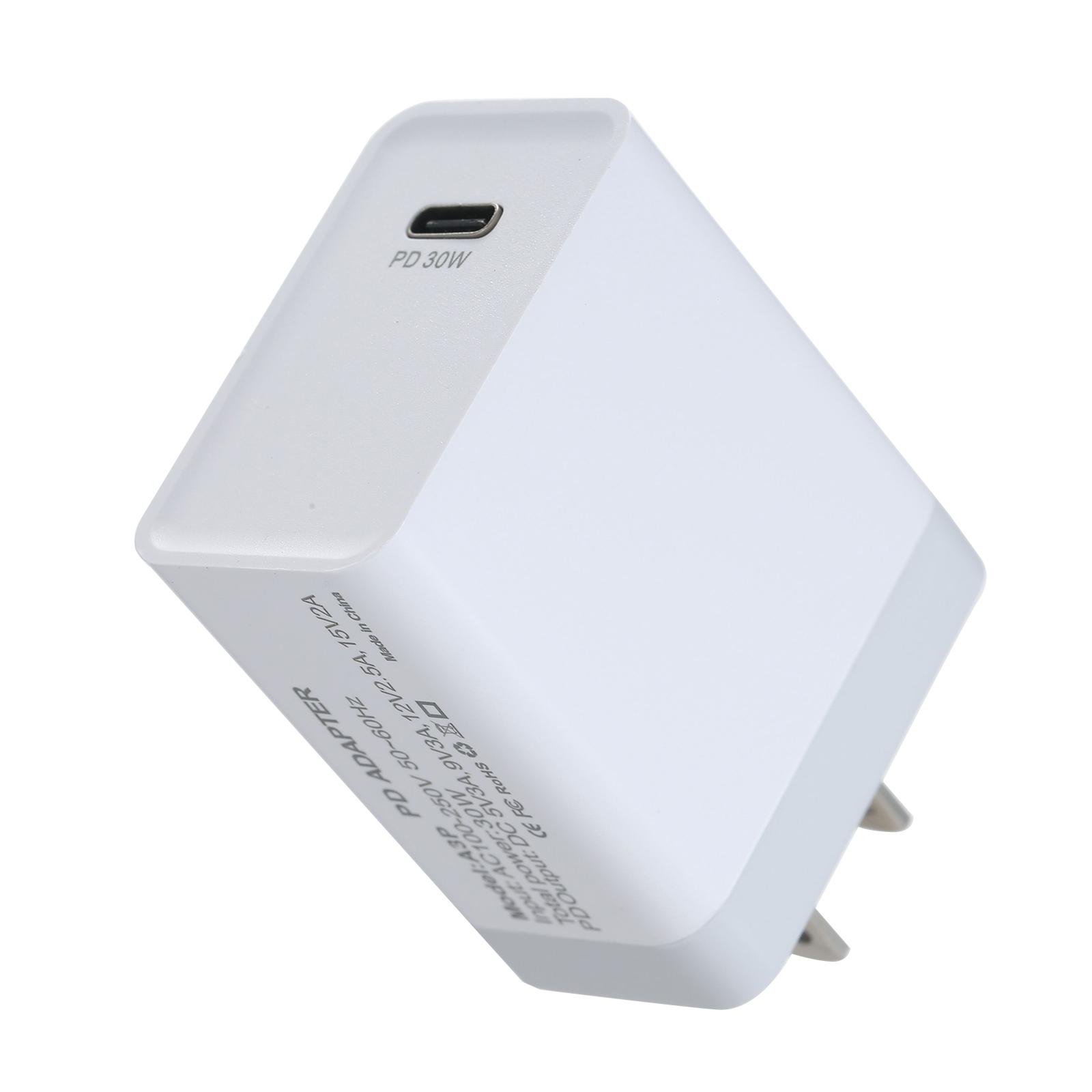 Bộ sạc nhanh 30W Type-C PD Bộ chuyển đổi sạc nhanh USB C QC3.0 Tương thích với iPhone 12 Pro 11 X Xs 8 Macbook Pro Air iPad