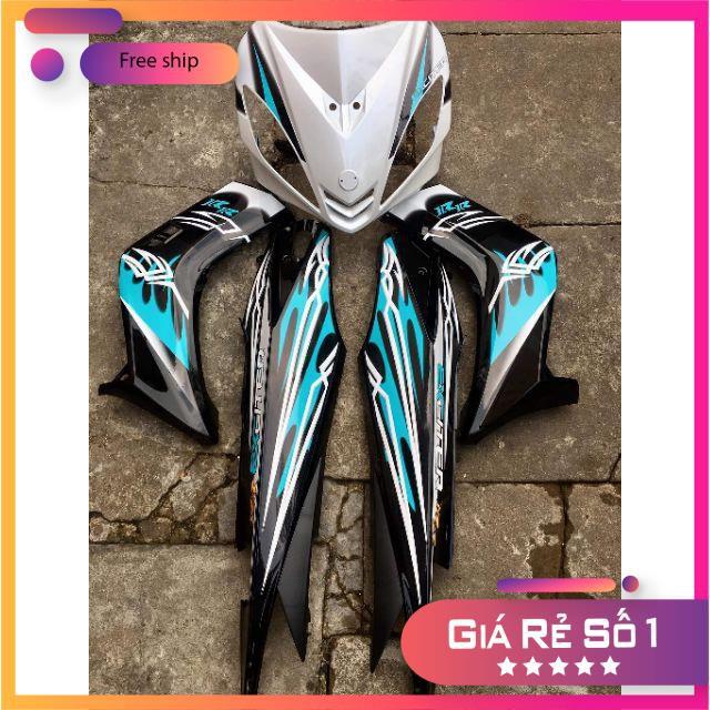 Tem rời dành cho Exciter 2009 chất liệu Crom