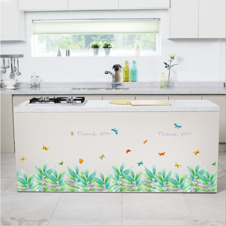 Decal dán trang trí chân tường phong cách Bắc Âu DCT044 - 2 bộ
