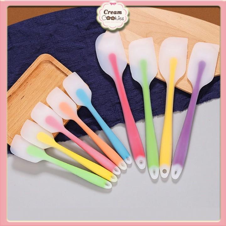 Phới Trộn Bột Spatula Silicone Chịu Nhiệt, Đúc Liền Dùng Để Đánh Bột,Trộn Bột, Vét Kem 21cm-28cm