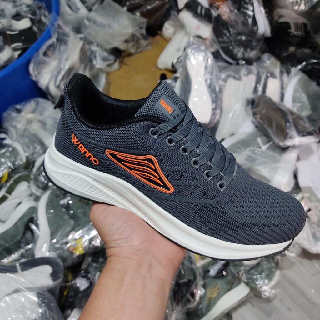 Giày thể thao sneaker nam hàng chất lượng cao màu xám đậm bảo hành 1 năm