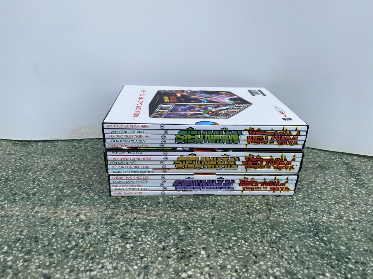 Combo 3 Box “SIÊU NHÂN VIỆT NAM” (các tập 38-52) - Nguyễn Hùng Lân – Hanoi Books
