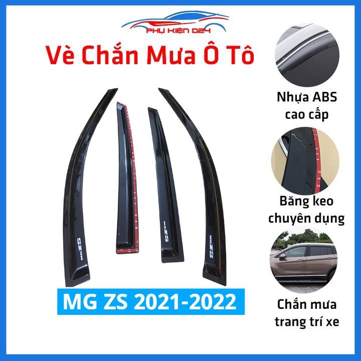 Vè che mưa cho xe ô tô MG ZS 2021-2022 vè đen bảo vệ trang trí xe