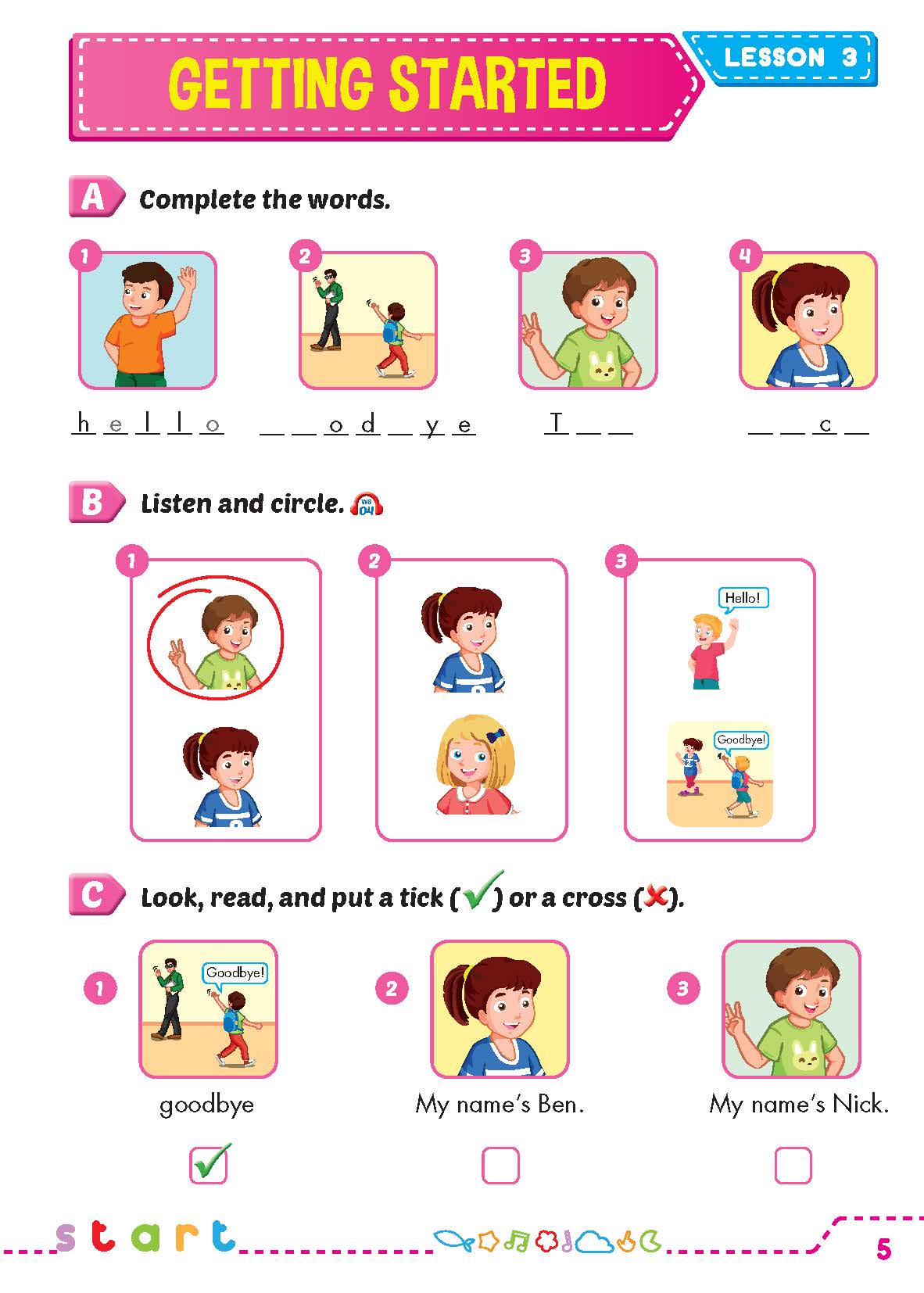 Hình ảnh Tiếng Anh 3 i-Learn Smart Start trọn bộ (sách học sinh, sách bài tập, vở tập viết)