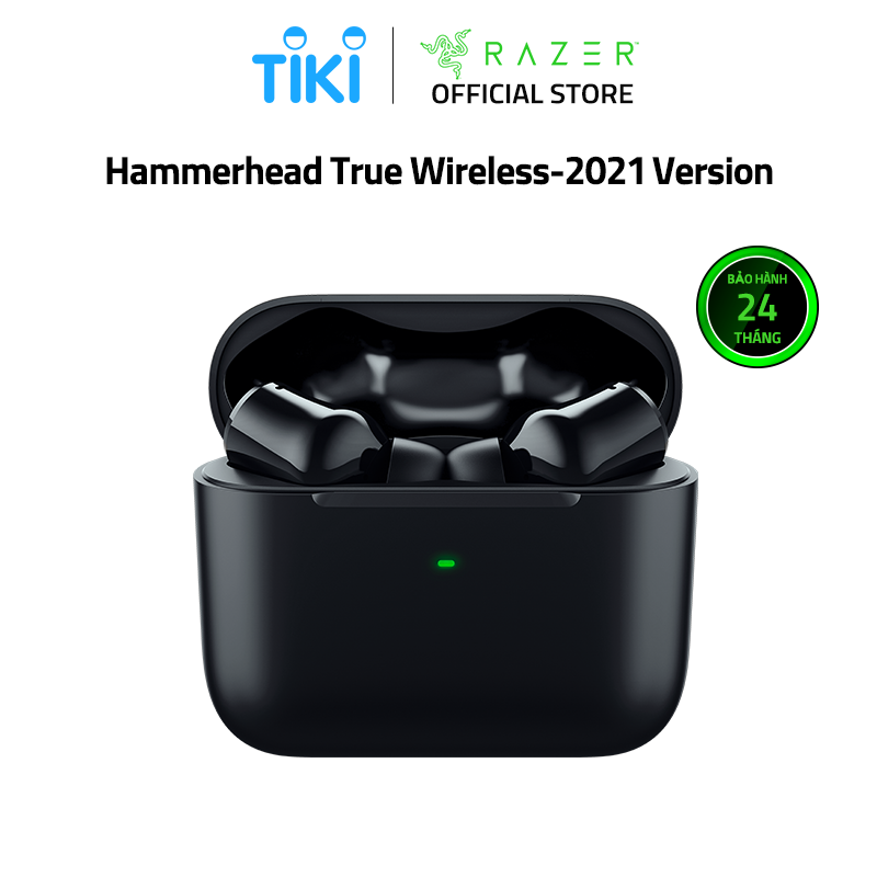 Tai nghe Razer Hammerhead True Wireless-2021 Version-Earbuds-Đen(Black)_RZ12-03820100-R3A1- HÀNG CHÍNH HÃNG