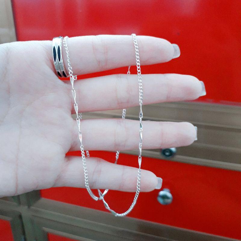 Dây chuyền bạc bé gái 40cm YN JEWELRY