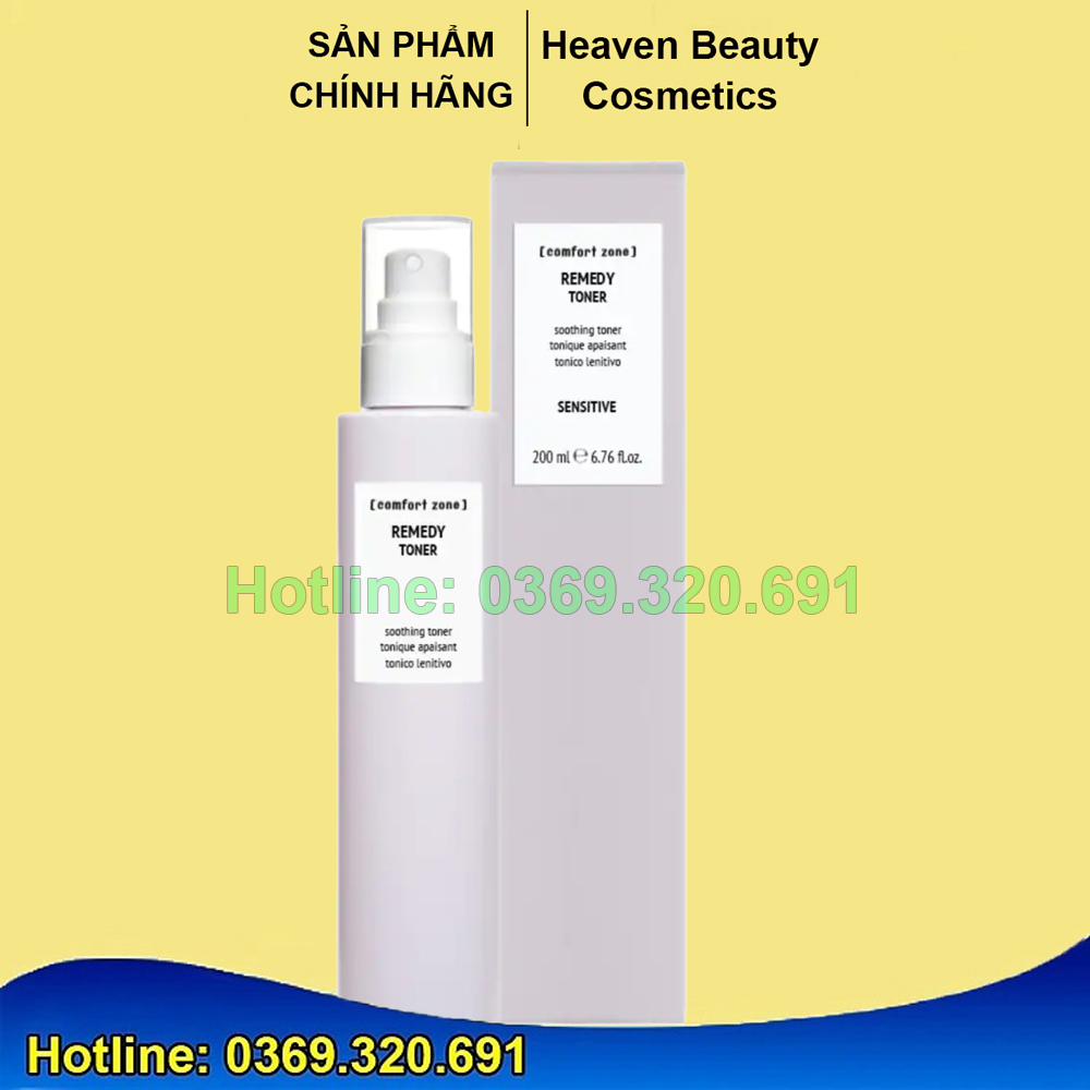 Nước hoa hồng giúp cân bằng và làm dịu da REMEDY TONER Comfort Zone 200ml