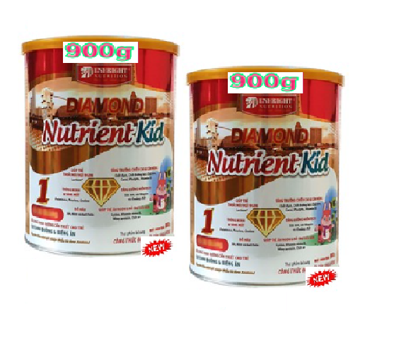 Combo 2 hộp Eneright Diamond Nutrient Kid 1 900 gr : cho trẻ suy dinh dưỡng thấp còi từ 6- 36 tháng