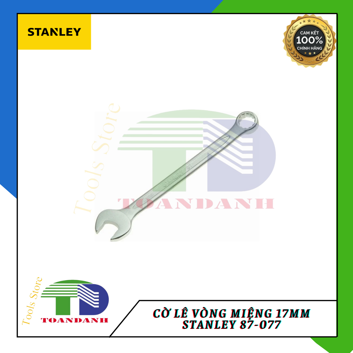 Cờ lê vòng miệng 17mm Stanley 87-077