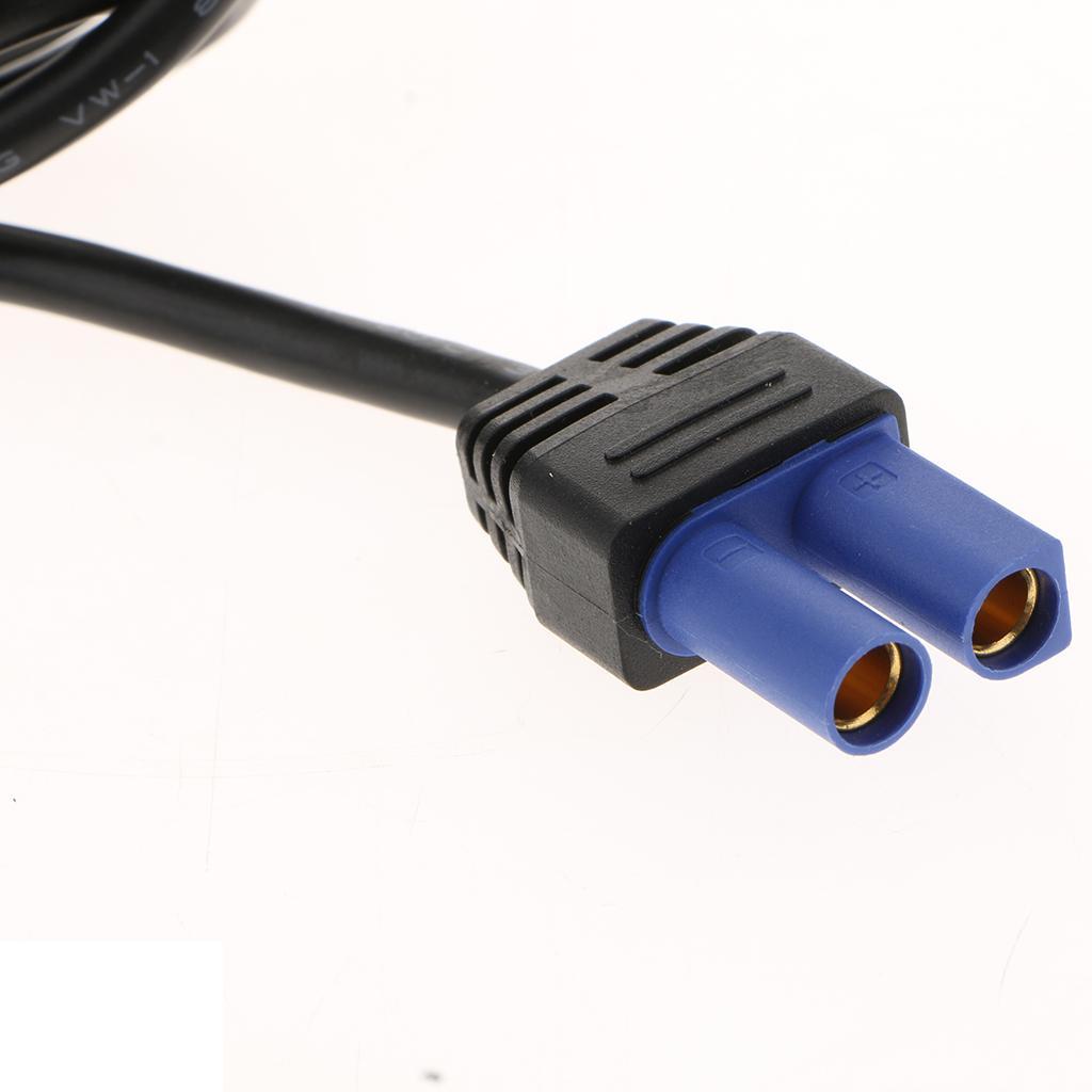 13A EC5 Plug to DC 5521 Coax Cables Adapter Connection Cords 1.2Meter