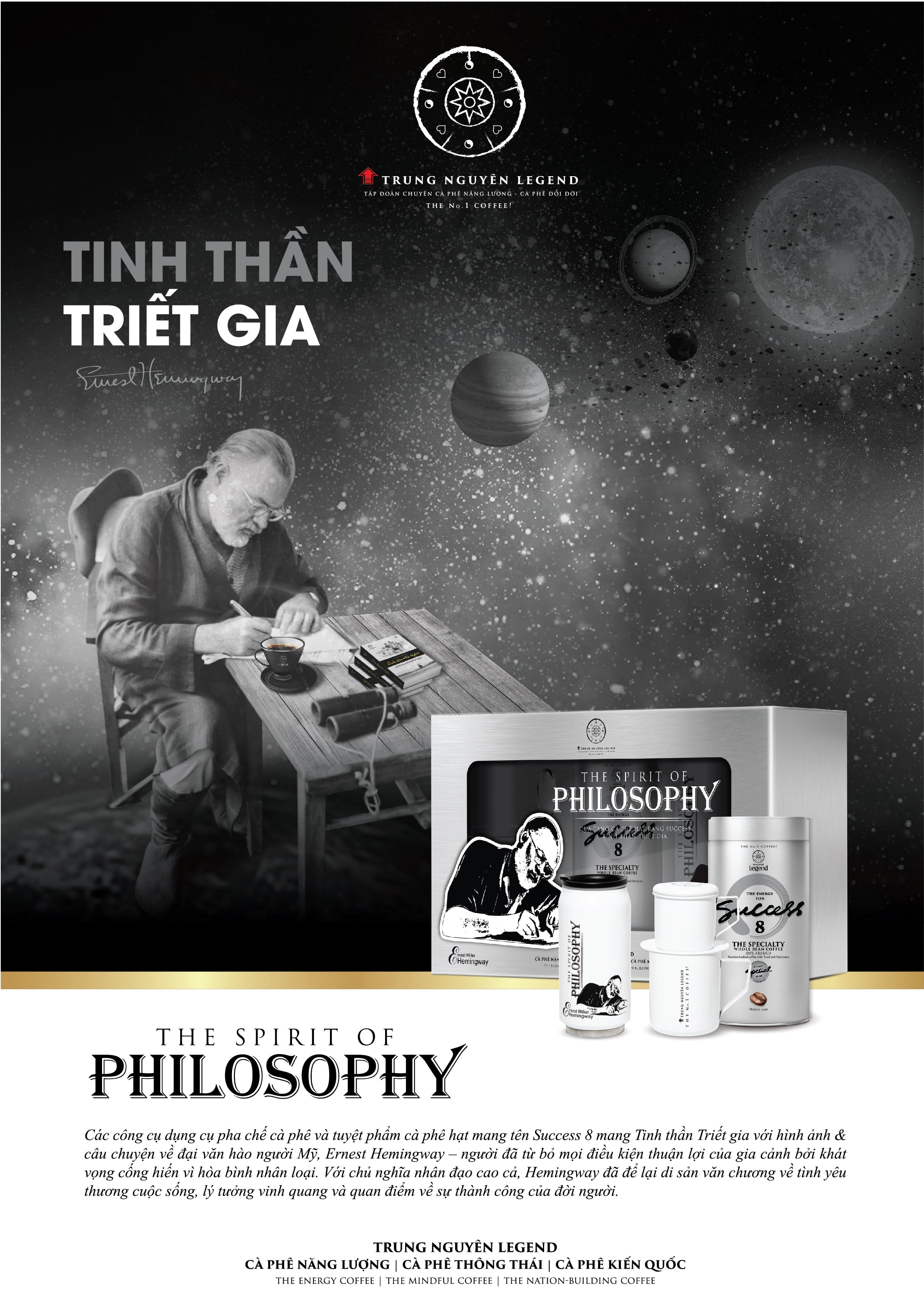 Bộ sản phẩm The Spirit Of Philosophy (Hemingway)
