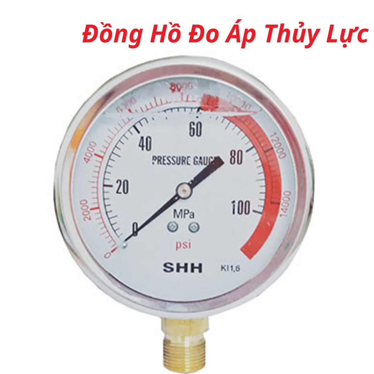 Đồng Hồ Thủy Lực 1000 Bar