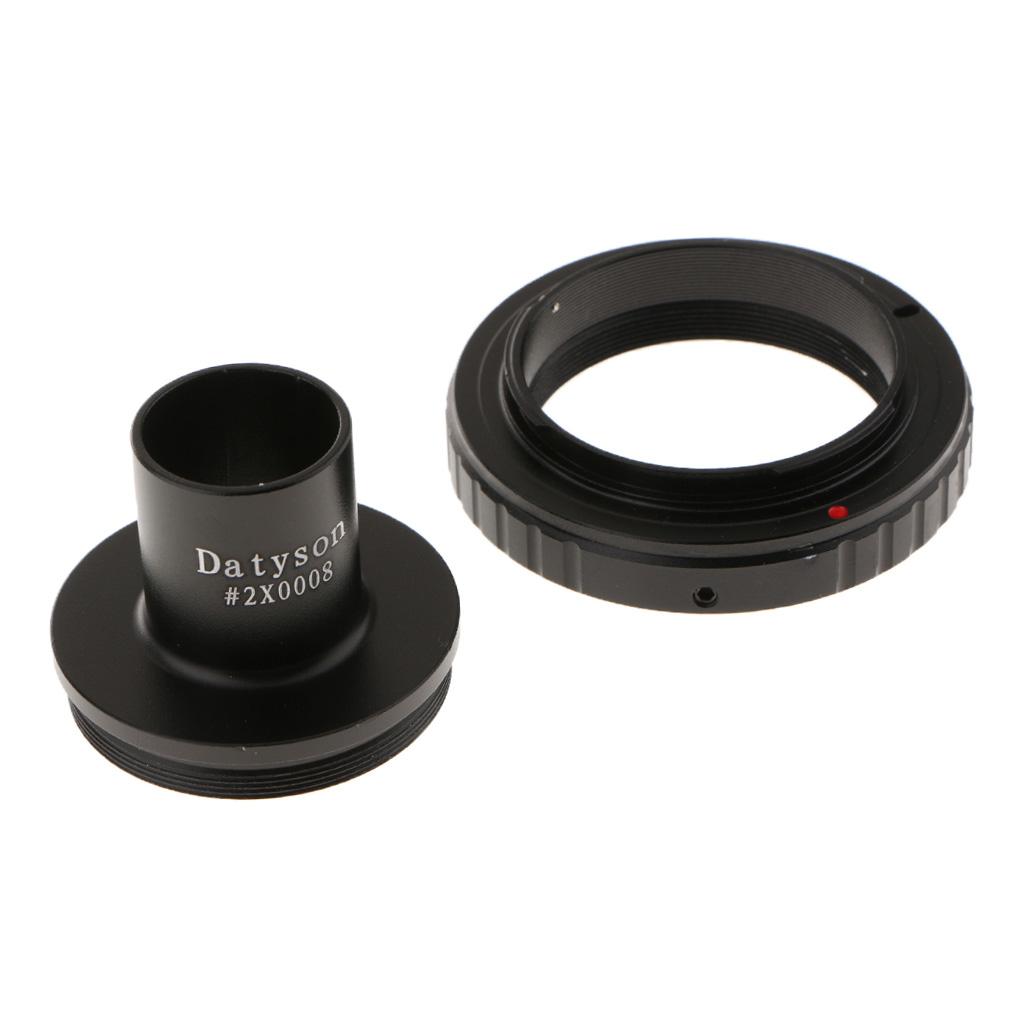0.91" Microscope Mount Adapter with T Ring for Olympus Panasonic OM Camera