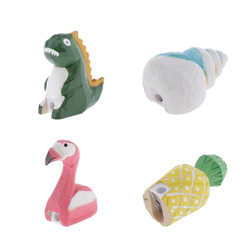 Pencil Sharpener, Non Slip Tool Students Gift Kids Small Stationery Cartoon Animal Labor Saving Desktop School Cute Hand Crank