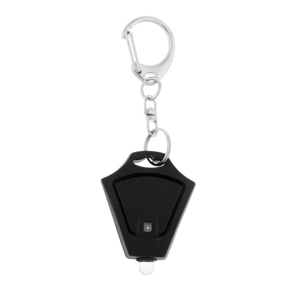 Pocket Keychain LED Flashlight Outdoor Camping Mini LED Lamp Emergency Torch with Carabiner
