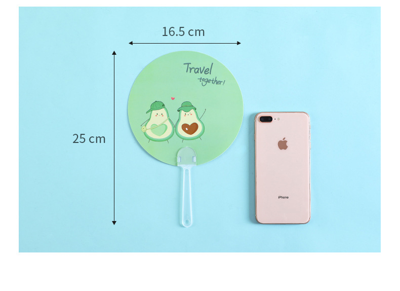 Quạt cầm tay mini tiện dụng phù hợp mùa mùa hè cho học sinh, sinh viên, văn phòng hoạ tiết cực cool PK491