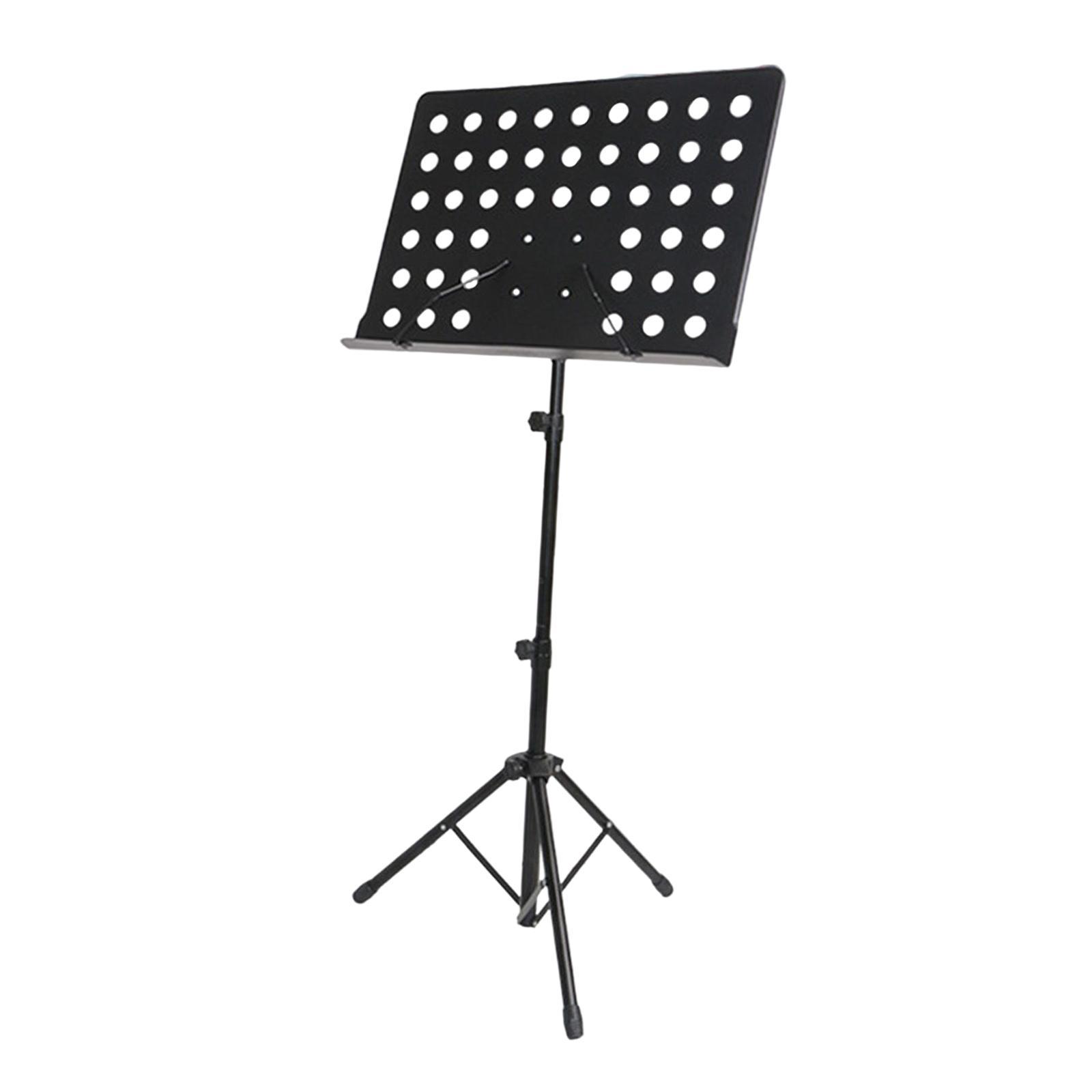 Foldable Sheet Music Stand Nonslip Stable Height Adjustable