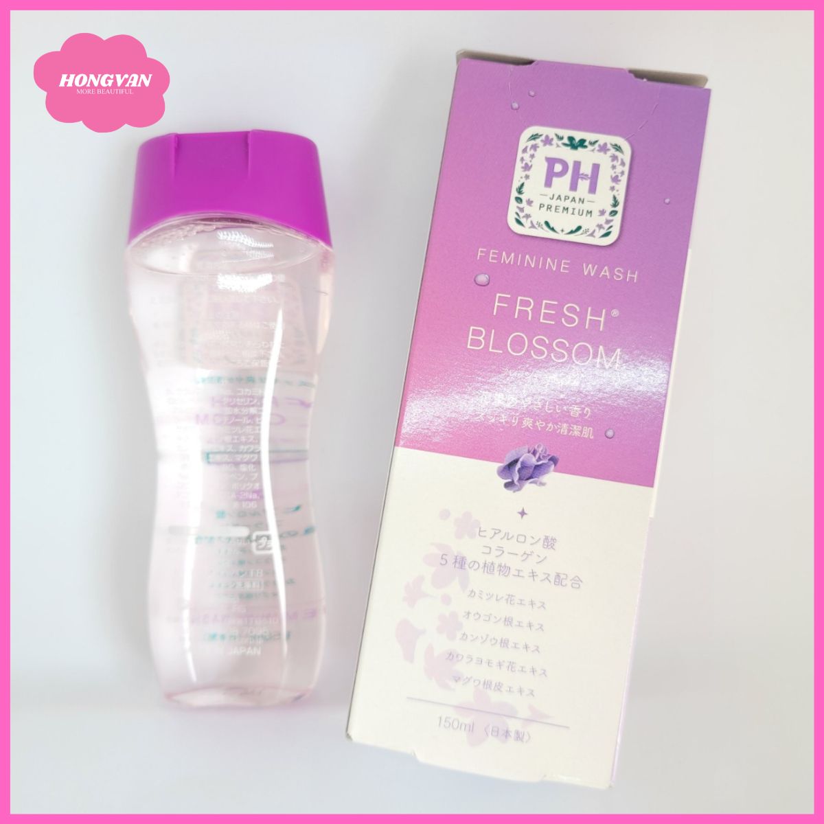 Dung dịch vệ sinh phụ nữ PH Care hương hoa 150ml từ Nhật Bản (FRESH BLOSSOM)