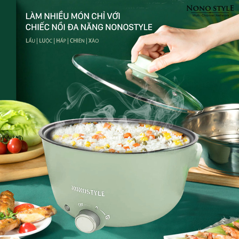 Nồi Điện Đa Năng Nonostyle (5L) - Hàng Chính Hãng