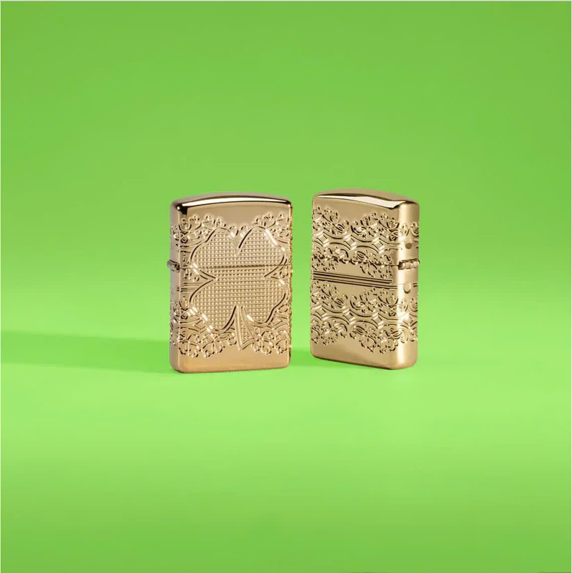 Bật lửa Zippo 46301 Lucky Clover Design - Chính hãng 100%