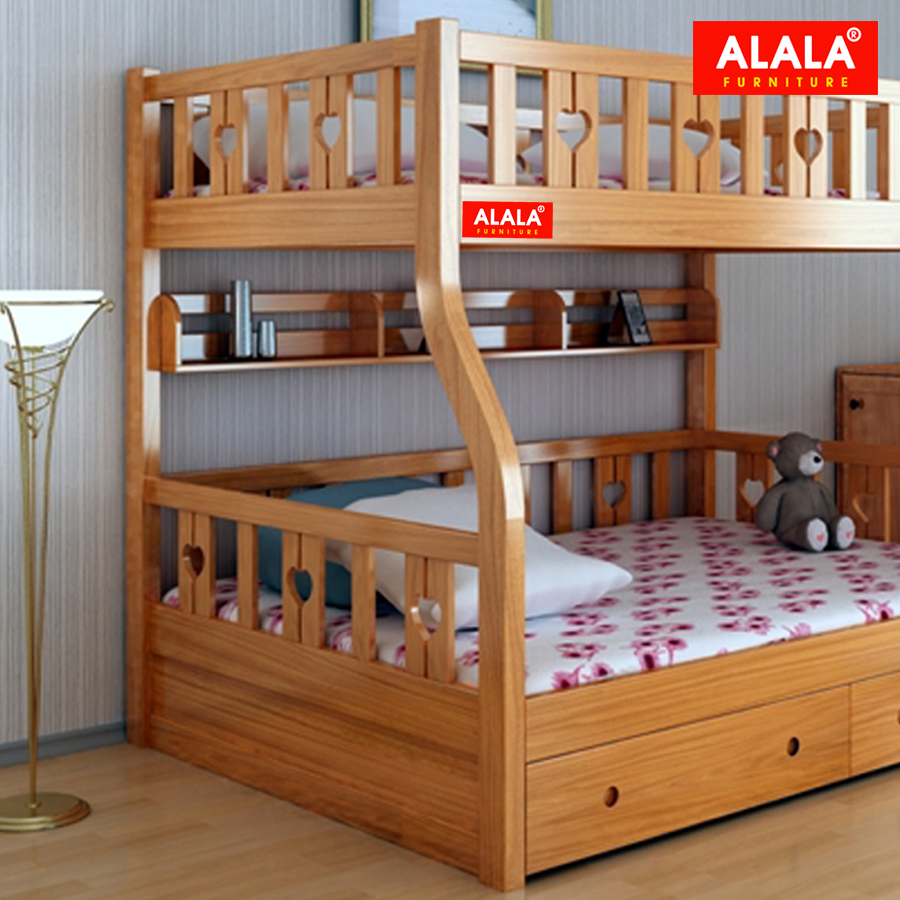 Giường tầng ALALA108 (1m2, 1m4) Cao Cấp - Thương hiệu ALALA