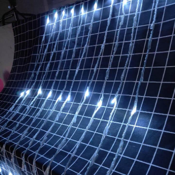 Đèn led rèm hiệu ứng mưa rơi, nước chảy, và nhiều chế độ nháy hoặc dừng