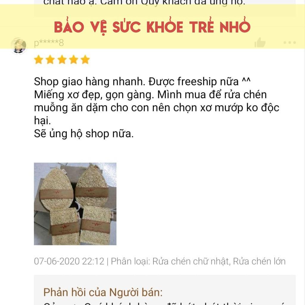 Xơ mướp rửa chén, bát từ thiên nhiên, tạo bọt nhiều Spa Quê Một Cục