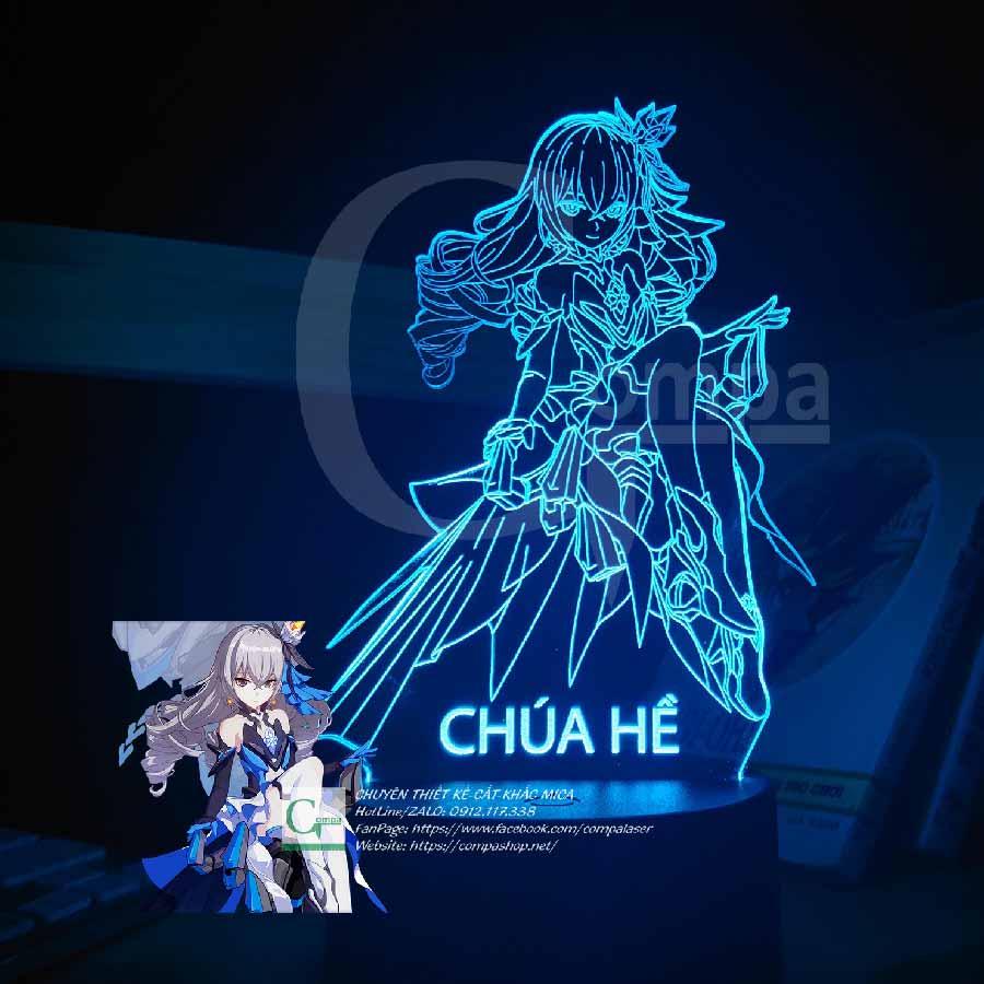 Đèn Ngủ Honkai Impact 3 Bronya Zaychik Type 01 GHKI0501 16 MÀU TUỲ CHỈNH