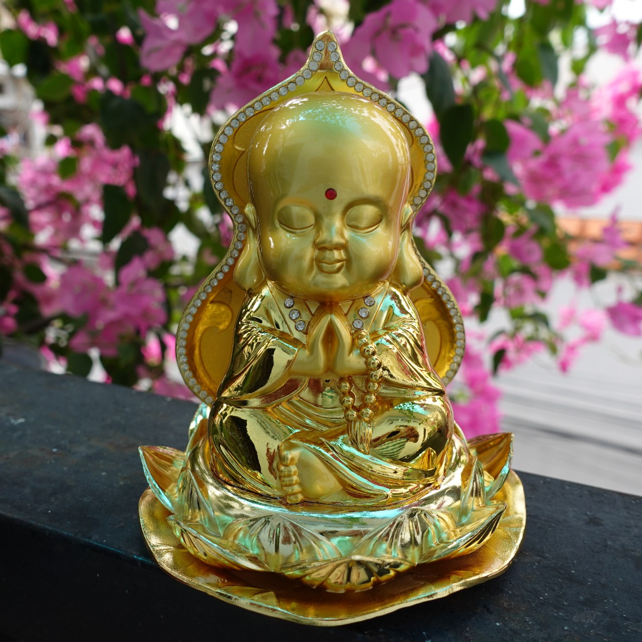 Tượng Phật trang trí xe hơi bàn làm việc - T051