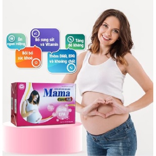 Viên Bổ Cho Bà Bầu MAMACARE PLUS Tăng Sức Đề Kháng, Bổ Sung DHA, EPA Và Khoáng Chất Trong và Sau Thai Kỳ - Hộp 30 Viên